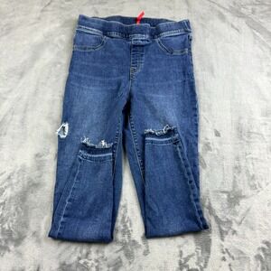 Spanx Jeans Womens Size L Pull On Denim Jegging Stretch Shaping Ankle Mid Rise